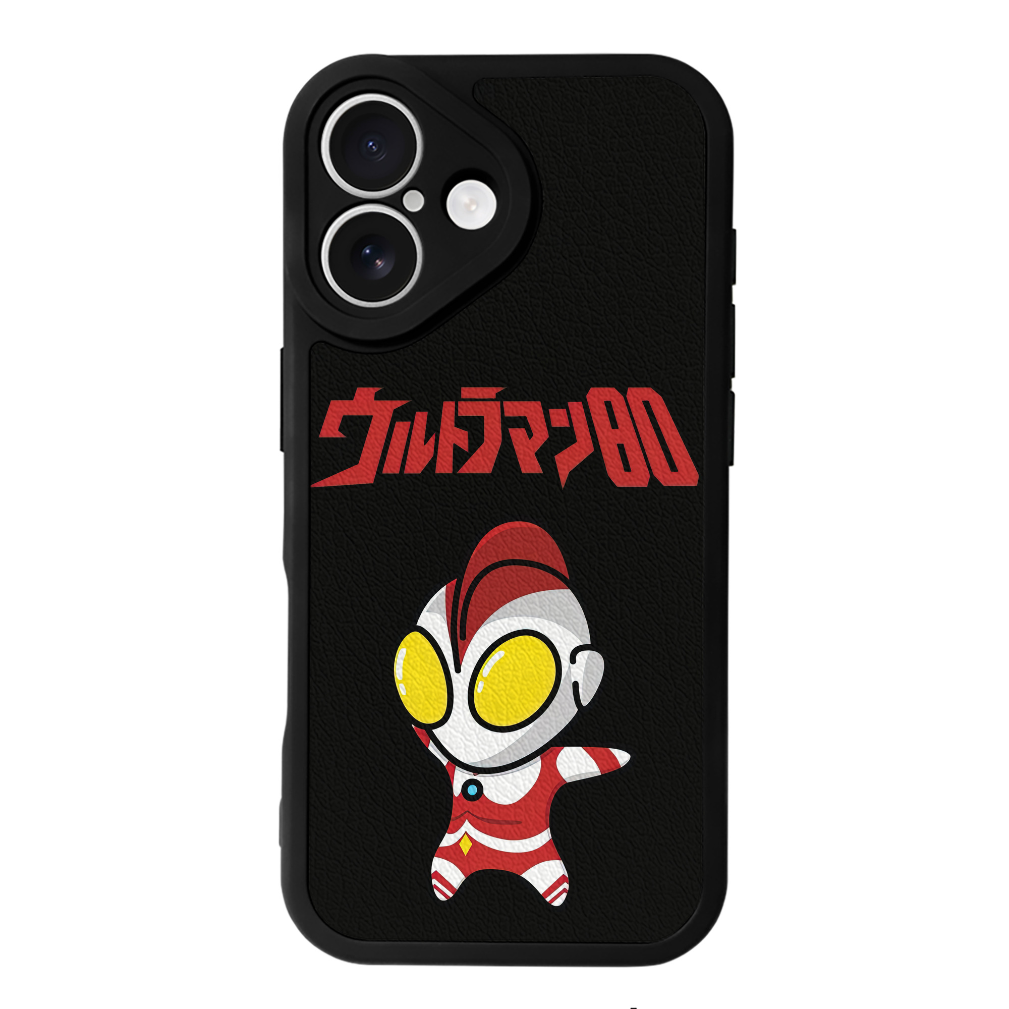 （画像用） ウルトラマン Ultraman 【iPhone 16シリーズ対応】シリコンスマホケース（レザー調） 材質：シリコン